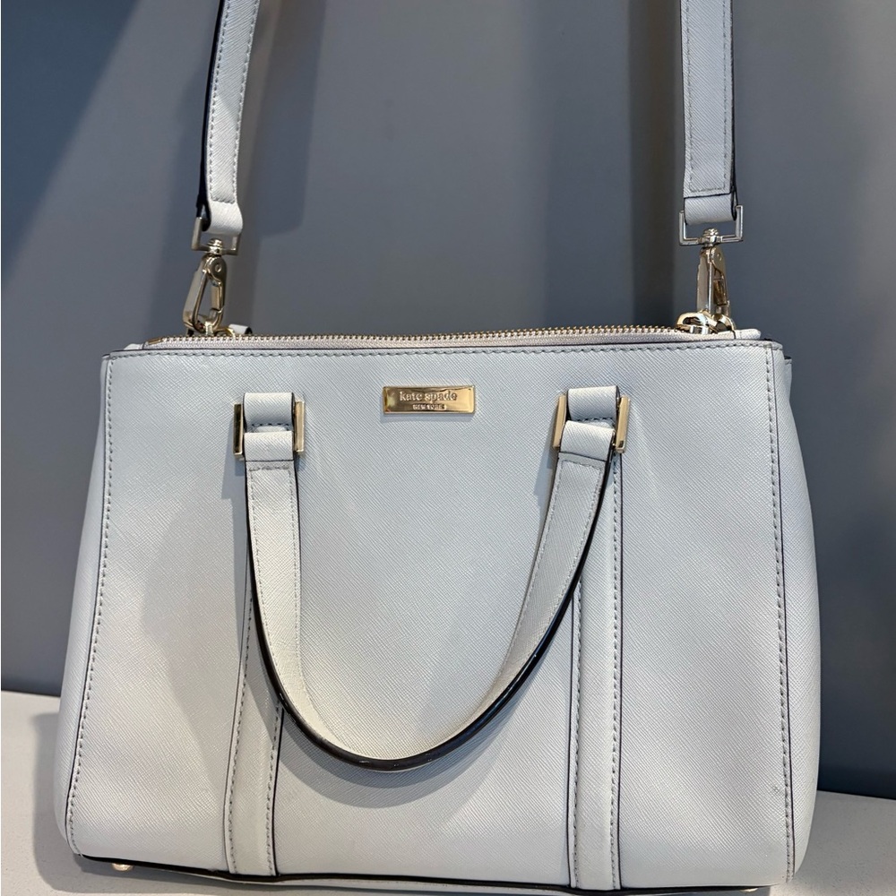Kate Spade Newbury Lane Light Blue Satchel